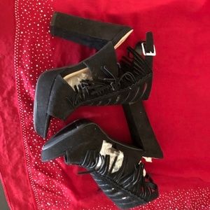 Women's sexy casual Black Shoe